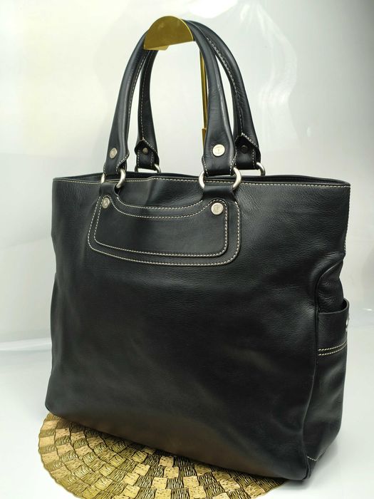 Vintage Torebka Celine Czarna Shopper
