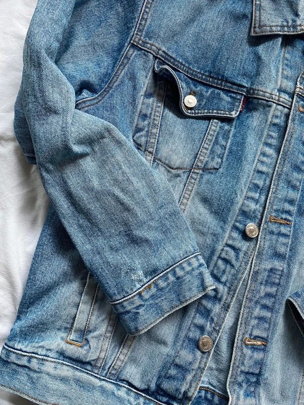 kurtka jeansowa levis vintage S męska jasny jeans letnia wiosenna