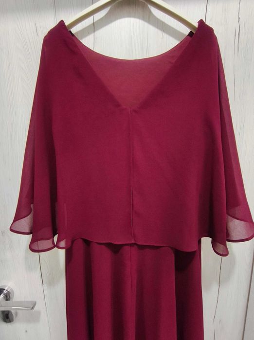 Wieczorowo - weselna , długa suknia roz. L