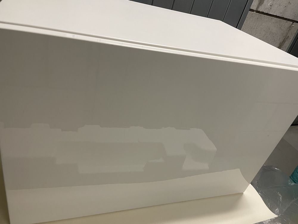 Szafka Besta Ikea bialy połysk