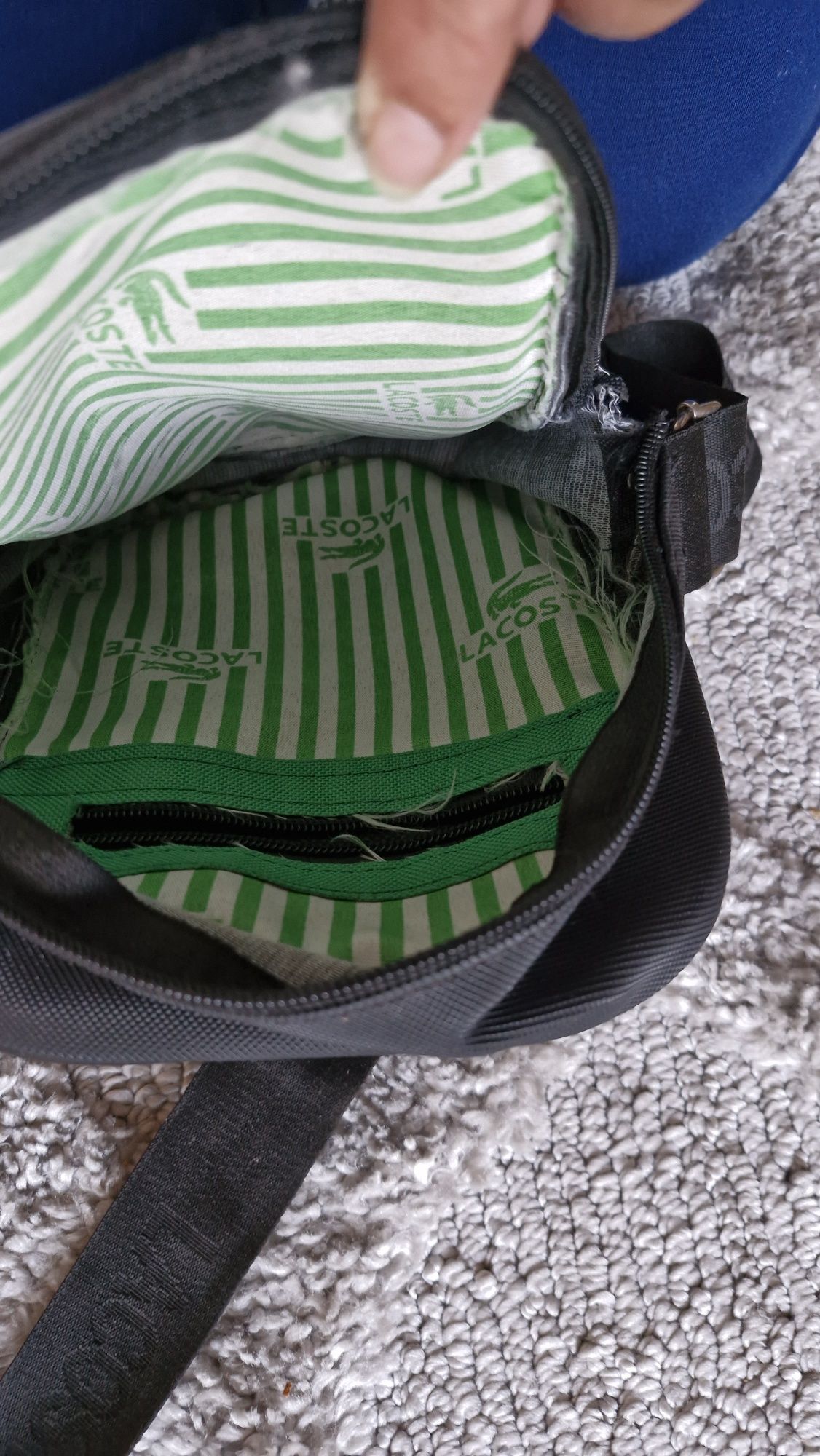 Lacoste  torba męska  na ramię