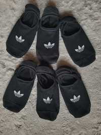 Skarpetki stopki Adidas 3 pary czarne rozm M