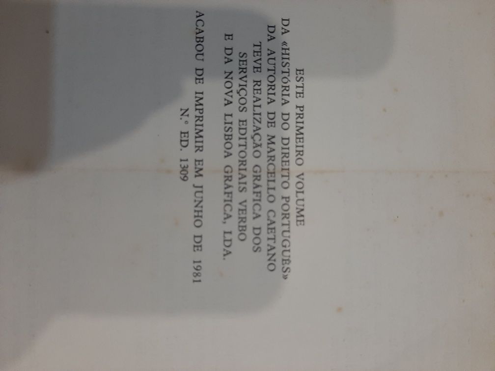Historia do direito português  de Marcello Caetano,
