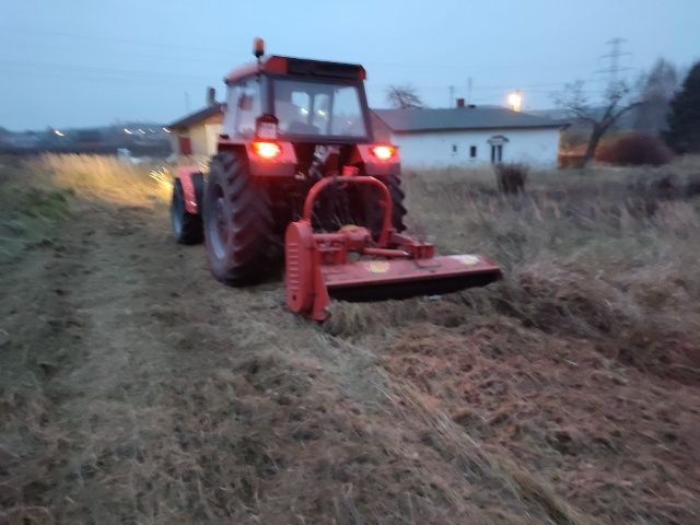 Wykaszanie łąk i nieużytków, orka, usługi koparko-ładowarką