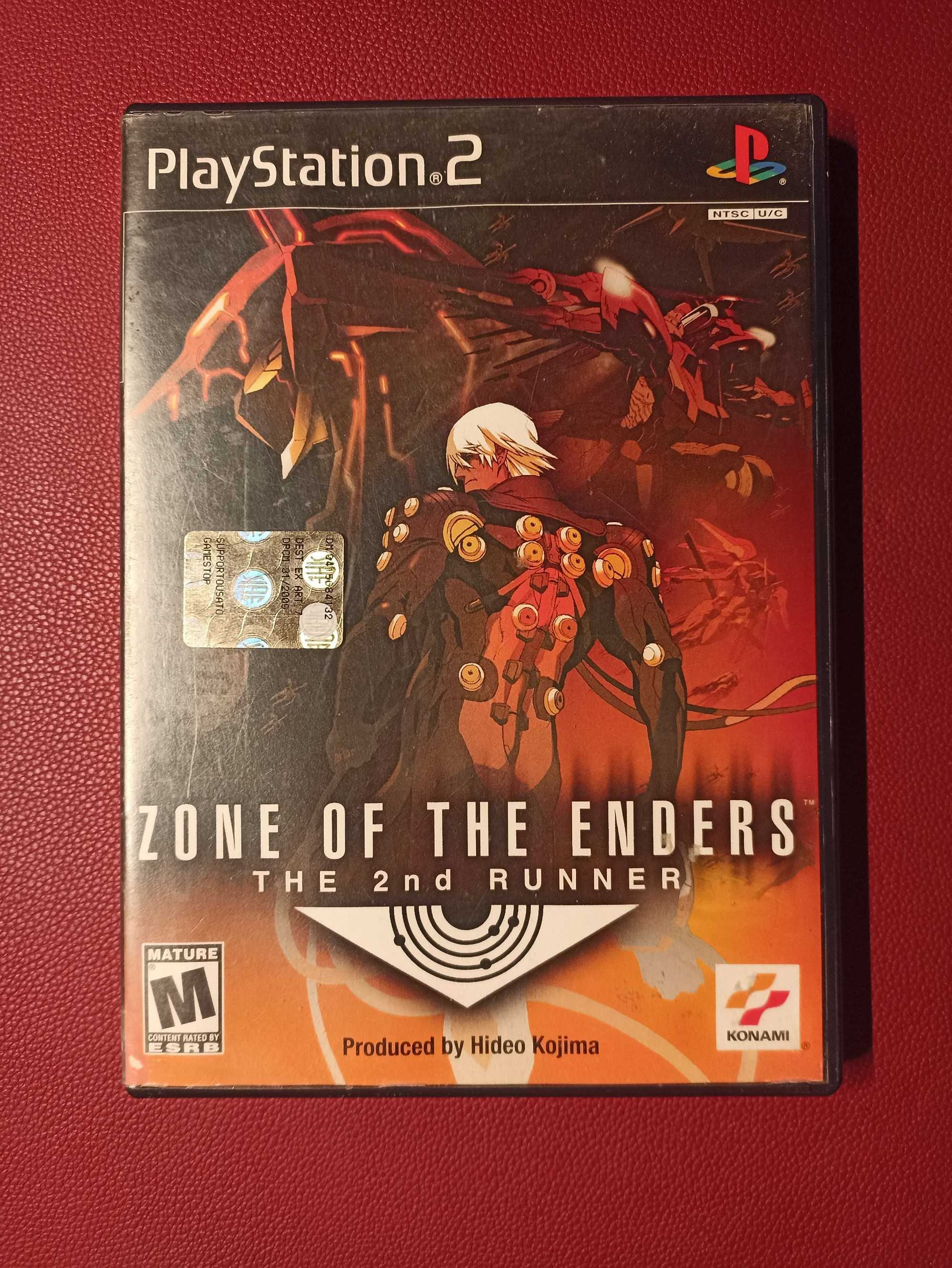 PS2 Zone of the Enders 2nd Runner Black Label CIB NTSC-US USA ENG