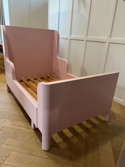 Różowe łóżko dla dziewczynki , rozsuwane rośnie razem z dzieckiem