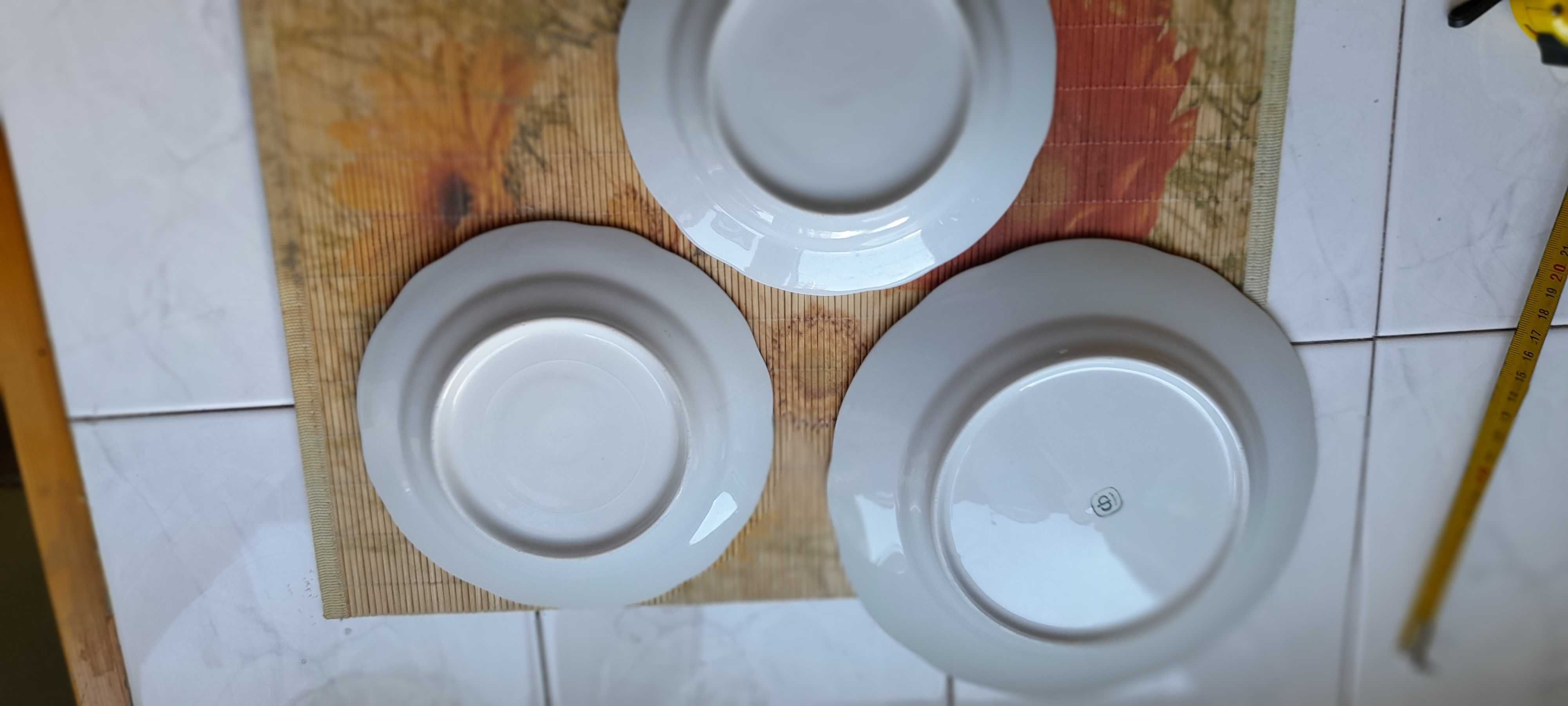 Stare 3 talerze ceramiczne cena za 3 szt 10 zł