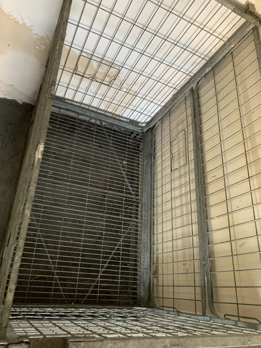 Kosz kosze metalowy paletowy gitterbox nadstawka paletowa
