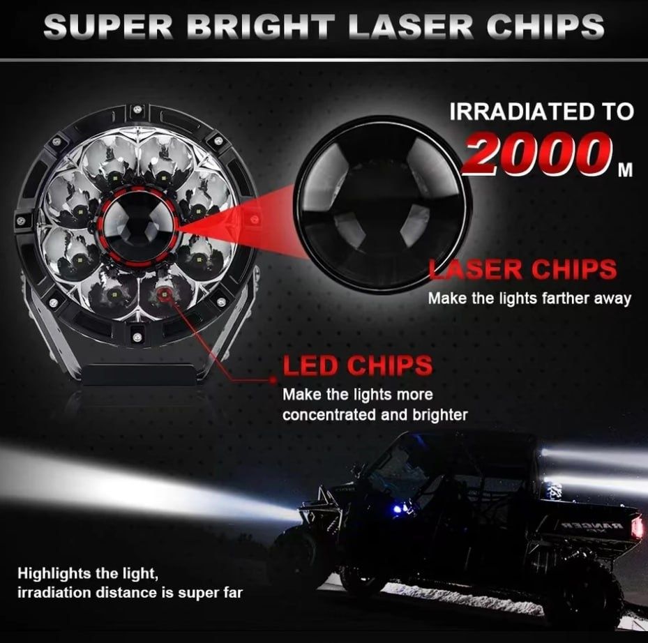 Лазерні фари 65W Laser LED 5"