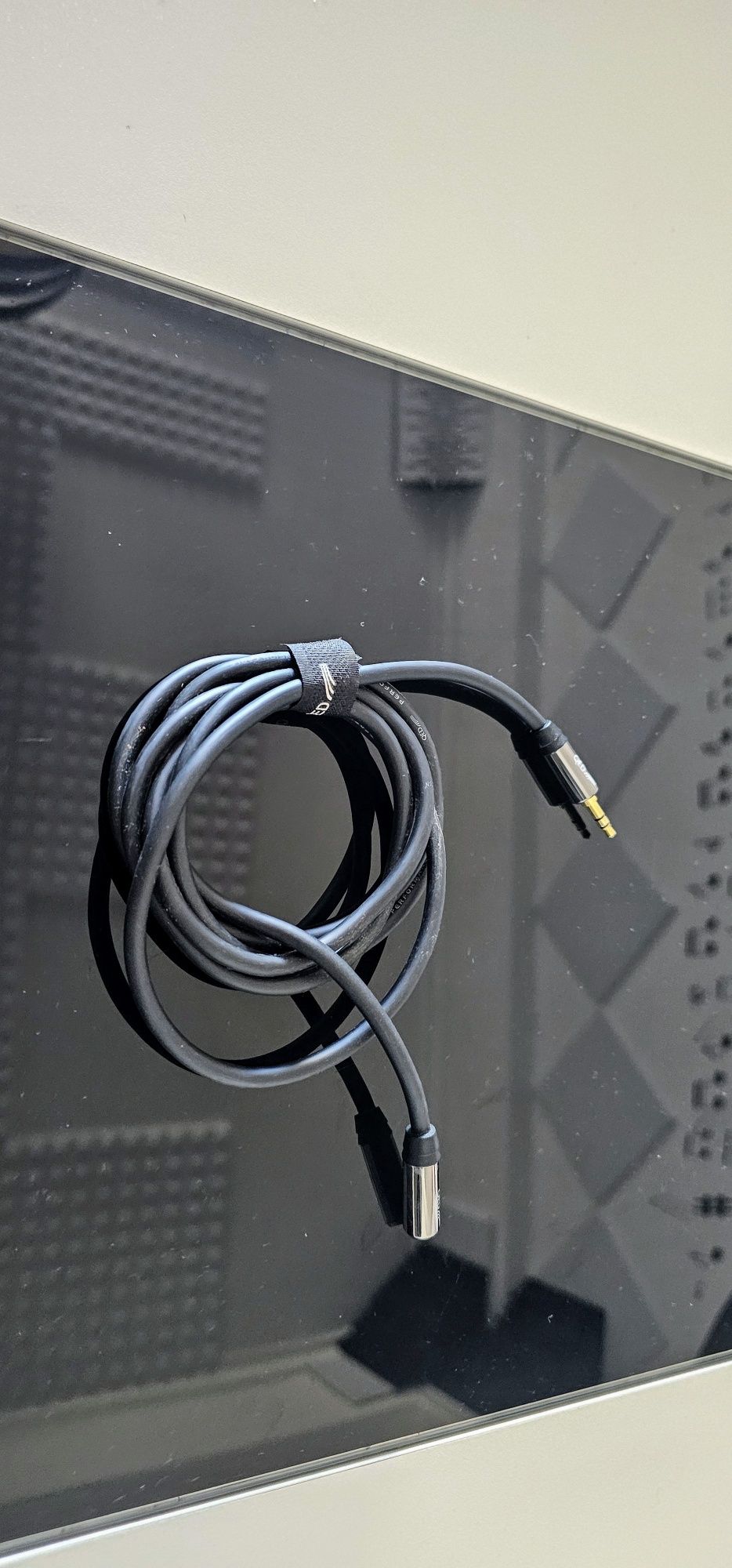 Cabo audio extensão QED jack 3.5mm