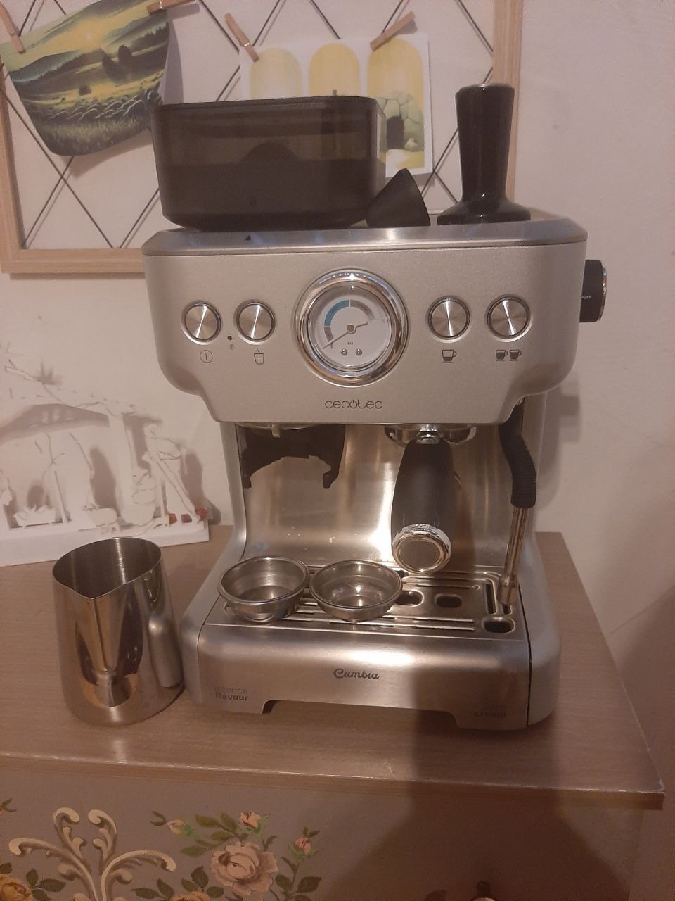 Еспресо-машина Cecotec Power Espresso 20 Barista Aromax з Німеччини