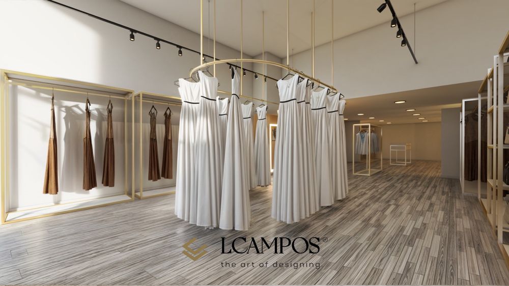 Projeto de interiores para Casa ou espaço comercial (loja)