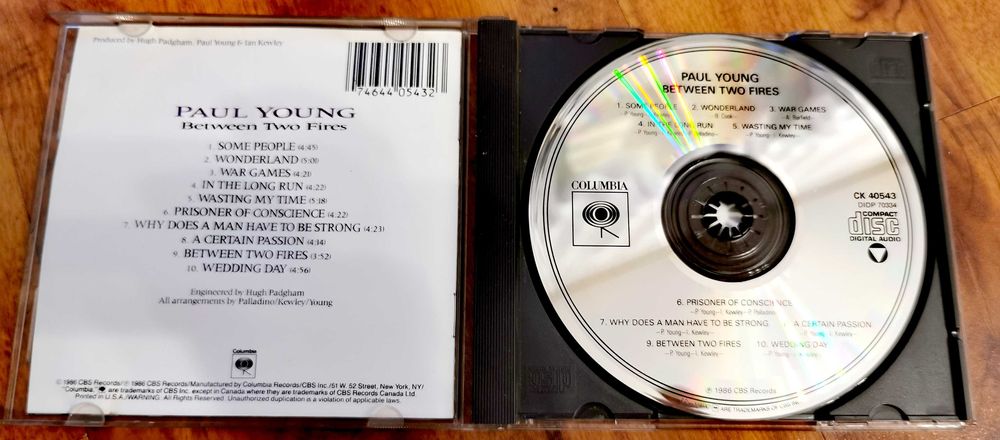 Paul Young - Between Two Fires CD Album