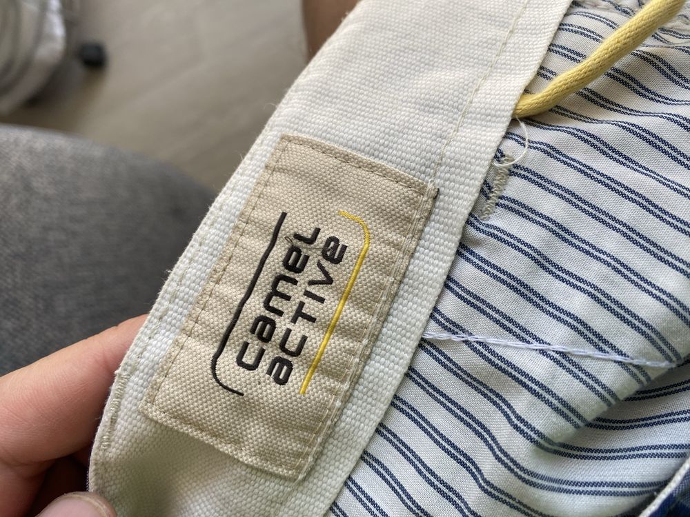 Szorty cargo Camel Active bojówki w kratkę roz. L/XL BDB