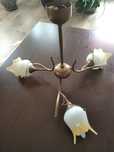 Lampa mosiężna 3x40W