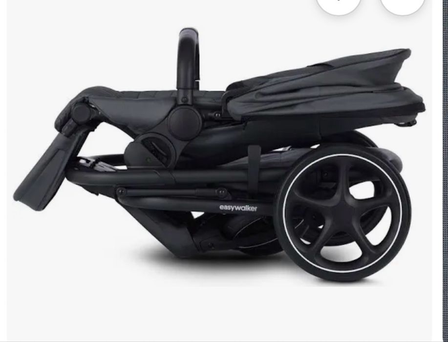 Carrinho de bebe harvey duo cinza, poucas marcas de uso