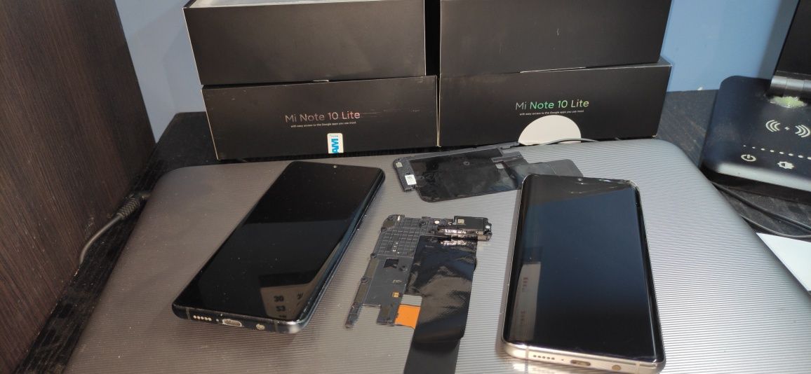 Części Xiaomi Mi Note 10 Lite 128gb 64 M2002F4LG pudełko płyta aparaty