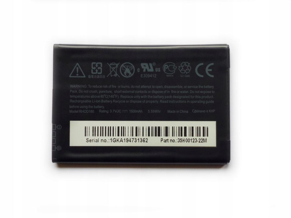 Bateria Htc Rhod160 Htc Evo 4G Ba S420 Ba S390