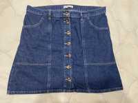 юбка джинсовая на пуговицах размер 42