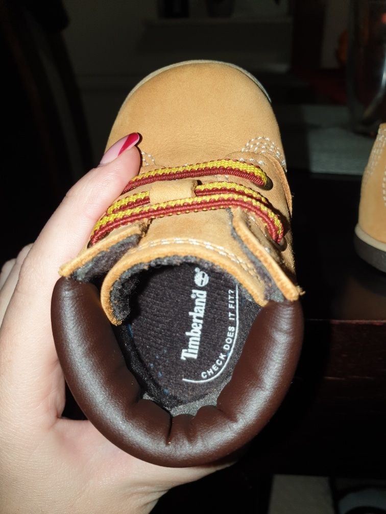 Buciki niemowlęce Timberland buty zimowe Rozmiar 16