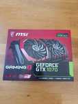 Karton po karcie graficznej MSI GTX 1070