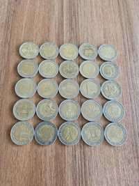 Lote de 25 moedas de 2€ comemorativas todas diferentes