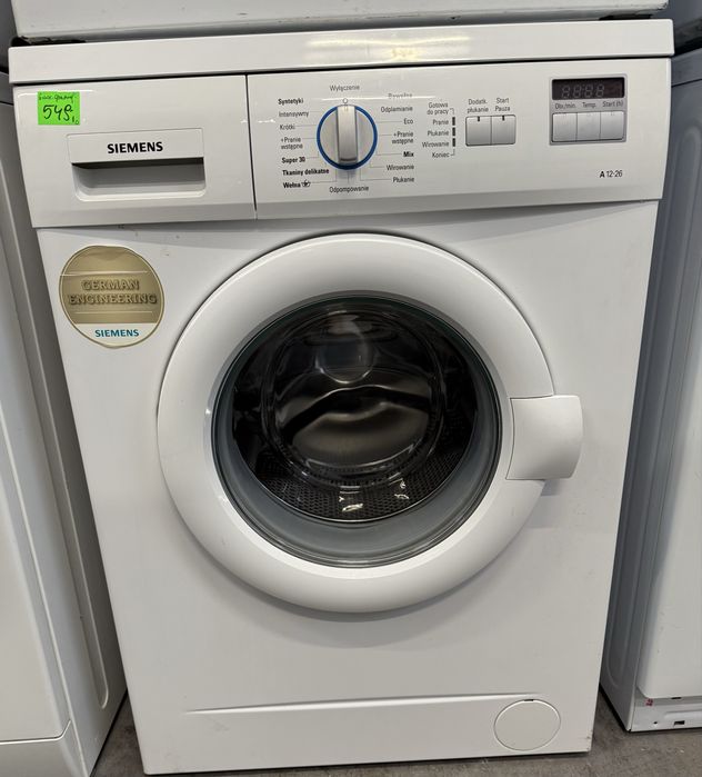 WYPRZEDAŻ! 6 miesięcy gwarancji/używana pralka Siemens 6kg