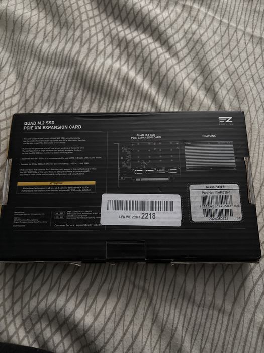 Quad m2 ssd (rozszerzenie dyskow do pc)