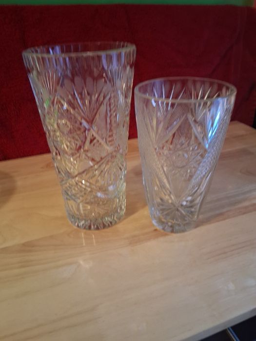 Wazony kryształowe PRL