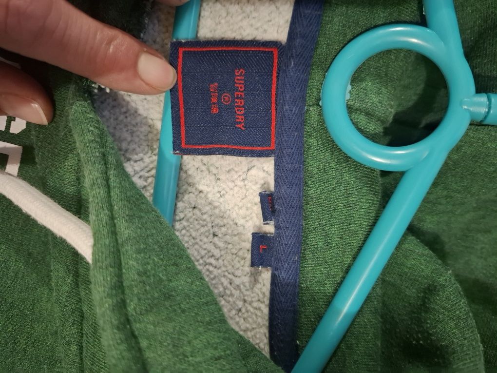 Superdry bluza męska z kapturem rozmiar L