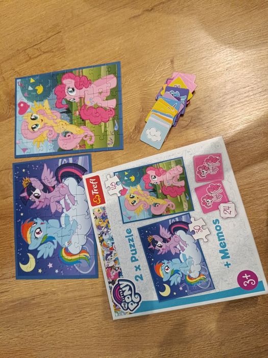Kucyki ponny puzzle + gra memory