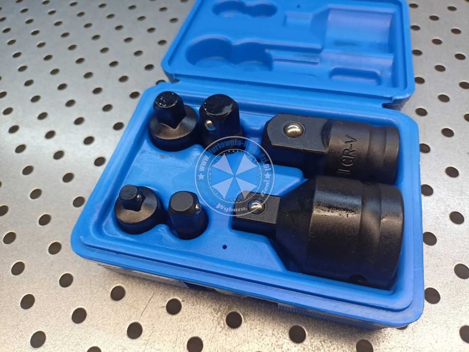 Redukcje zestaw CrV 1/4" 3/8" 1/2" 3/4" adaptery redukcyjne redkcje