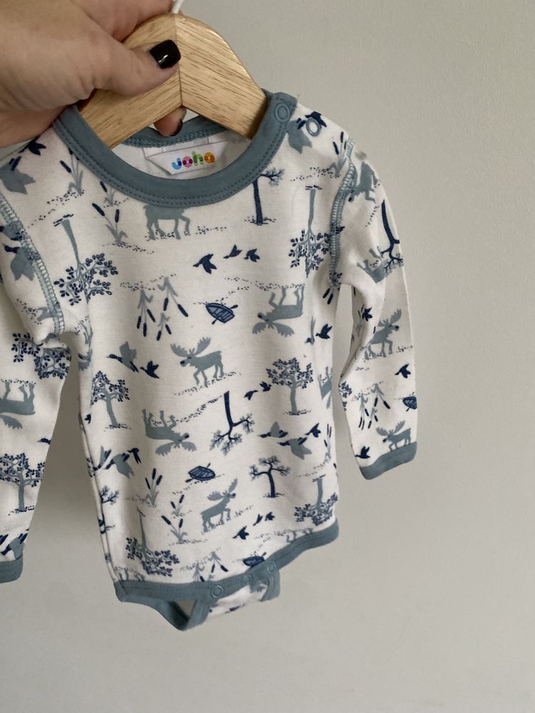 Body joha 68/74 wełna merino wiskoza zwierzątka