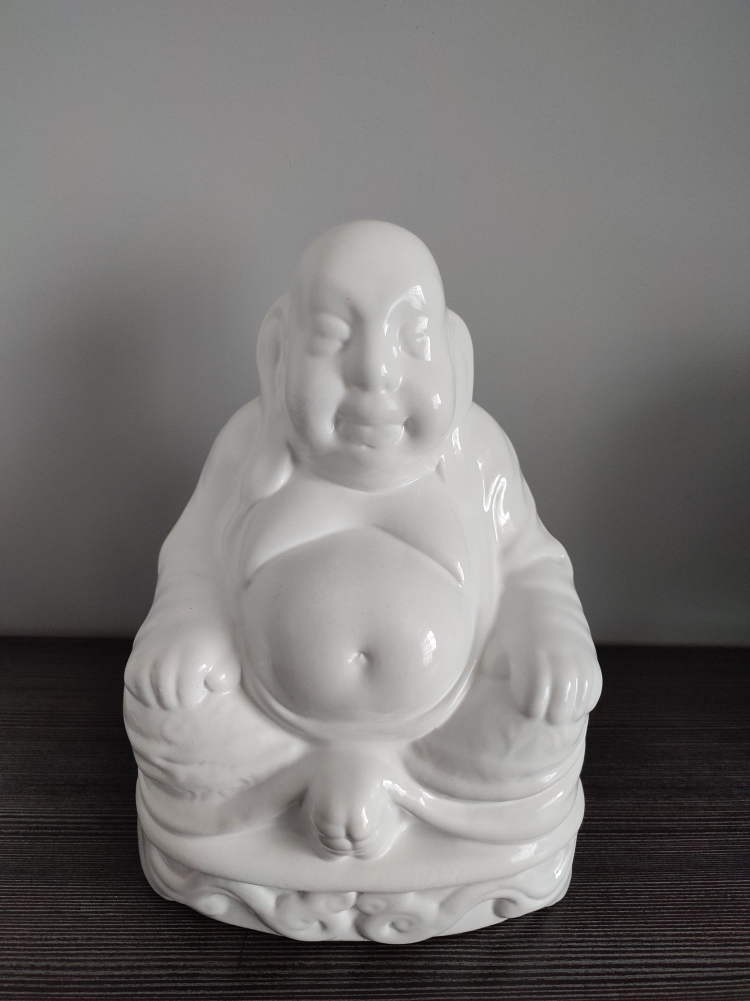 Porcelana porcelanowa figura buddy biała biały budda