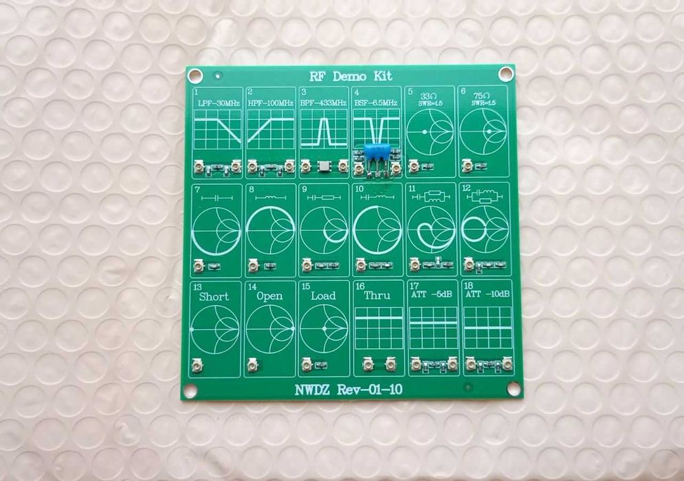 Nano VNA RF Demo Kit NWDZ / ВЧ демо плата для проверки анализатора