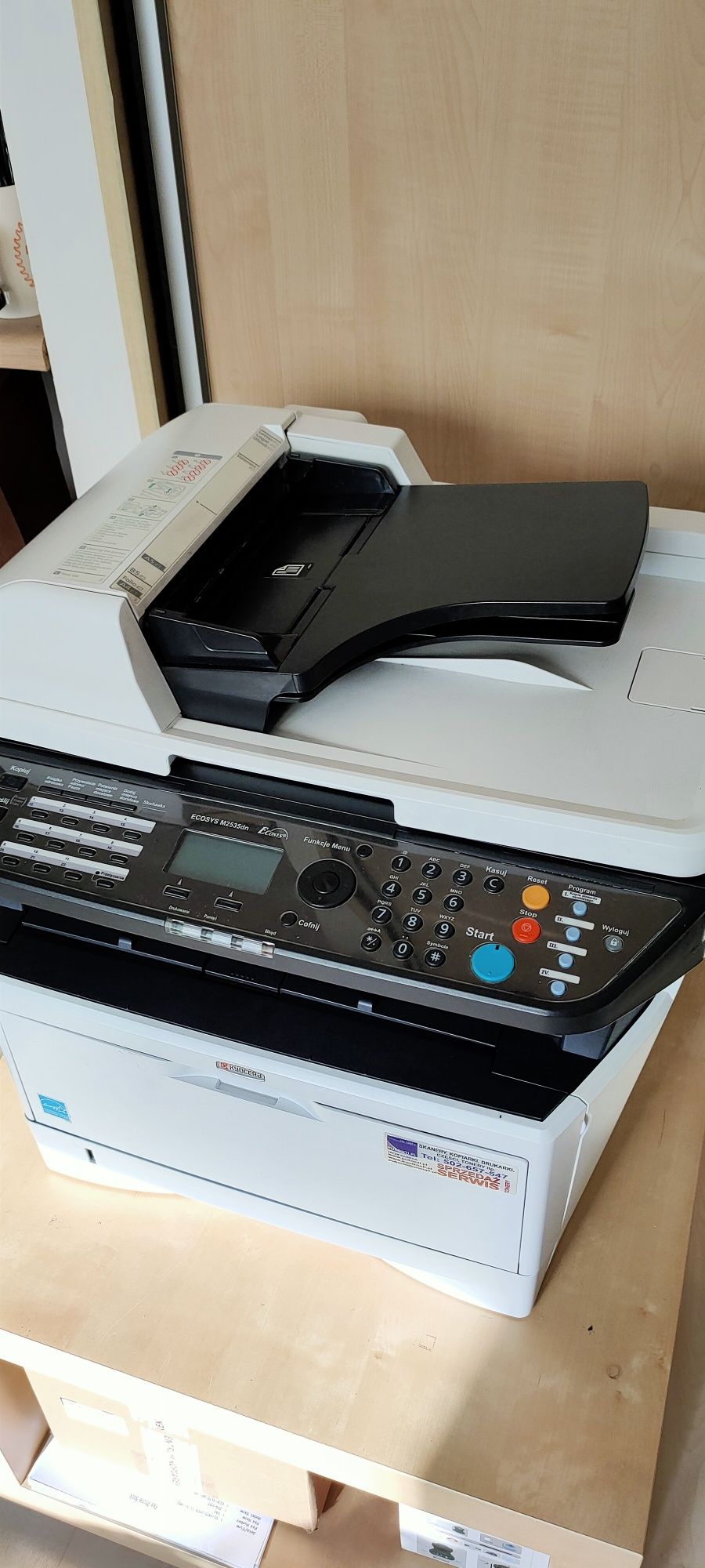 Kserokopiarka, drukarka, kolorowy skaner sieciowy Kyocera M2035dn