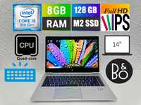 Ноутбук HP EliteBook 840 G5 IPS 4(8)ядра i5-8365U/8gb/128gb SSD пiдсв.