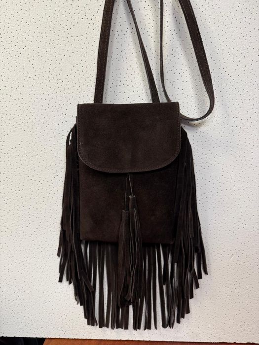 Włoska torebka zamszową w stylu Bocho