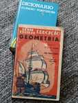 Livro escolar antigo Geometria de 1942