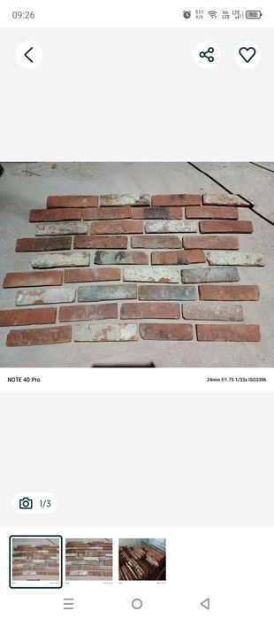 Sprzedam lica ze starej cegły