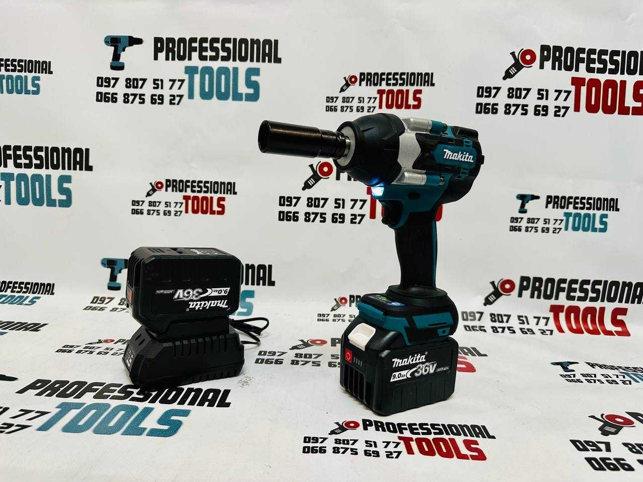 Акумуляторний Гайковерт Makita DTW800BL 36V 9A Винтоверт Безщітковий