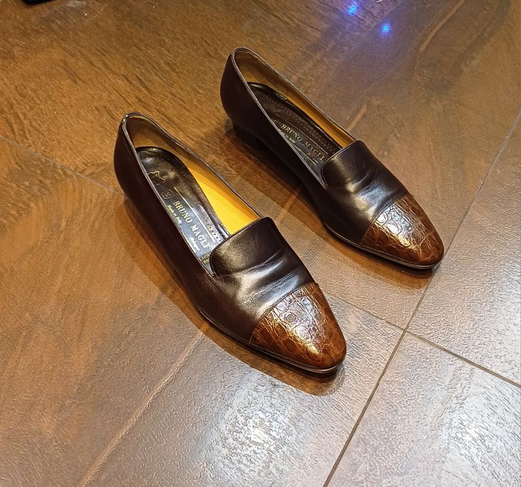 Półbuty, mokasyny włoskie 38, skóra naturalna