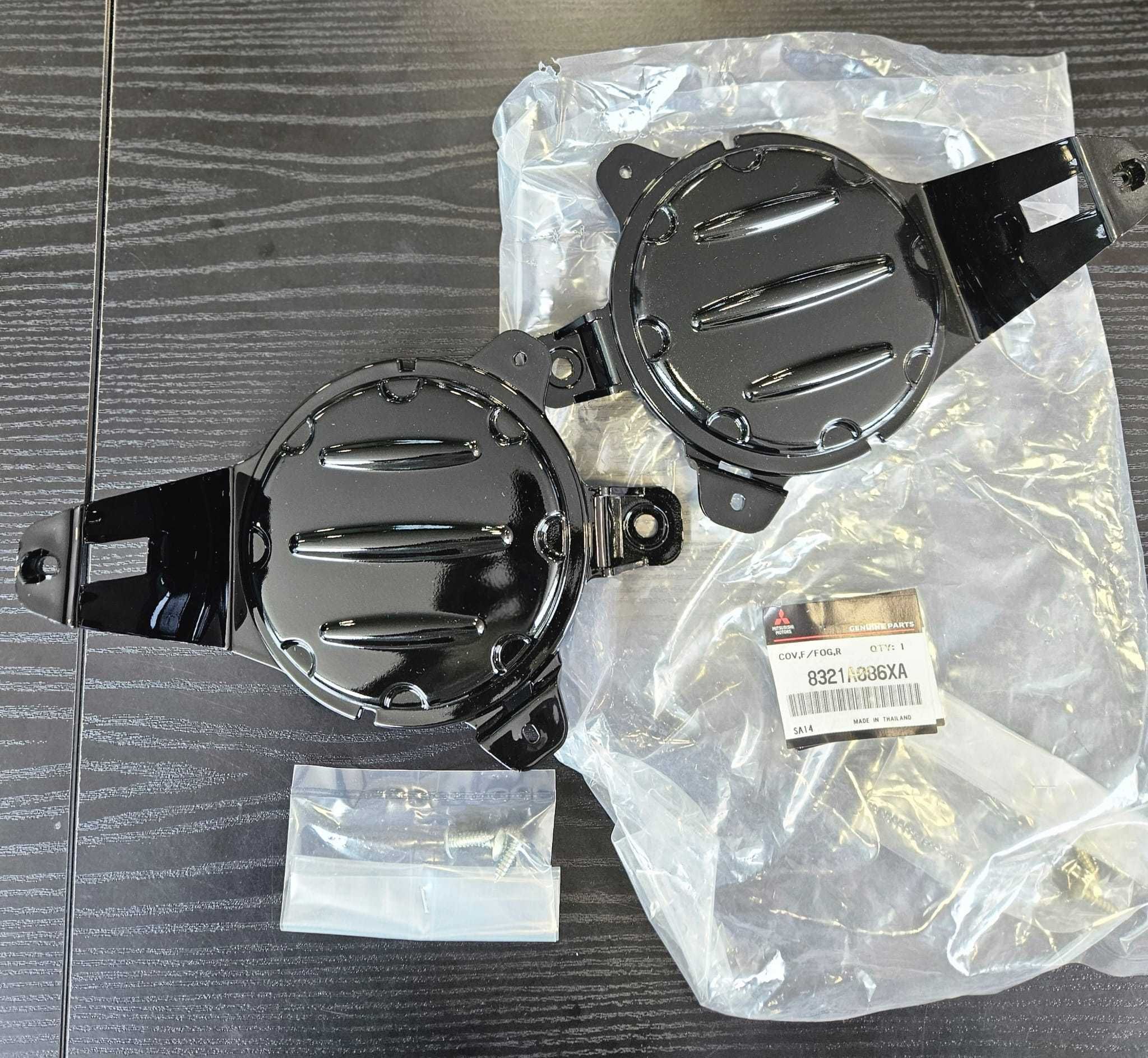 Kit de tampões para faróis de nevoeiro, indicado para Mitsubishi L200