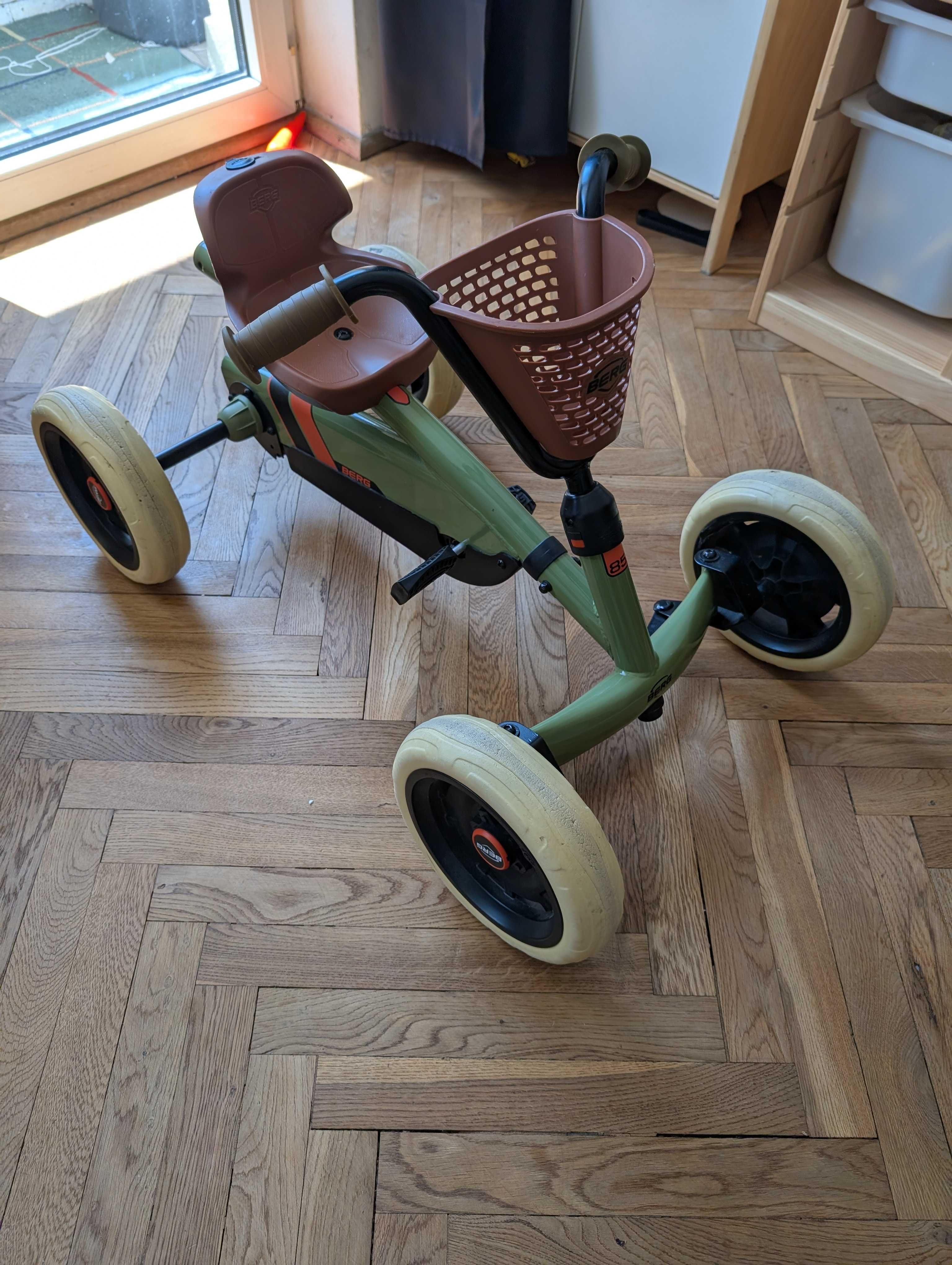gokart BERG Buzzy Retro Green | idealny dla 2-3 latka