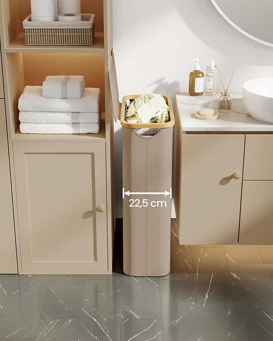 SONGMICS LCB506N02 – kosz na pranie, outlet, nowy, komplet