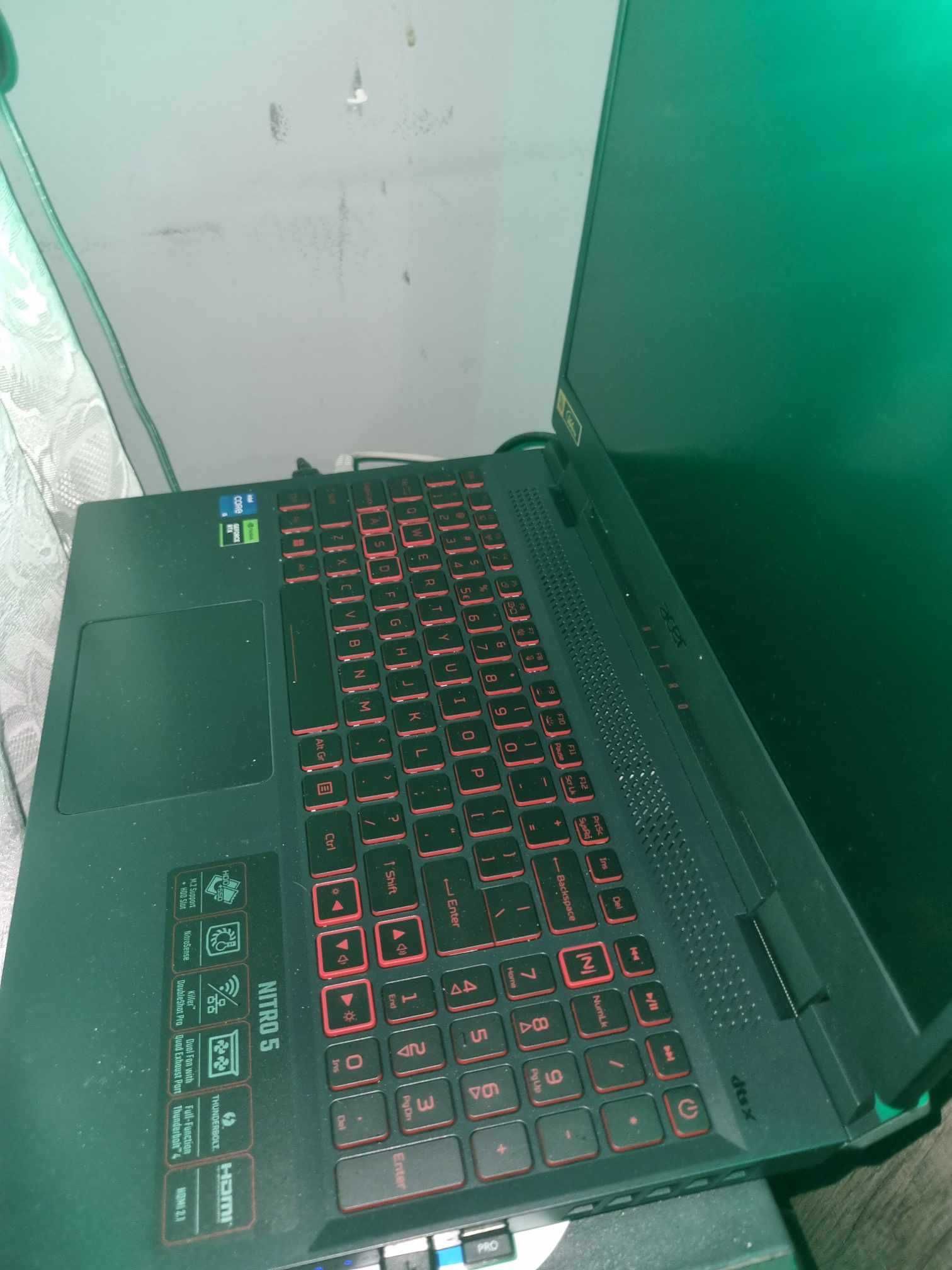 Laptop Acer Nitro 5 RTX - 3050, Intel core I5 - 12450H, 16ram ddr4.
