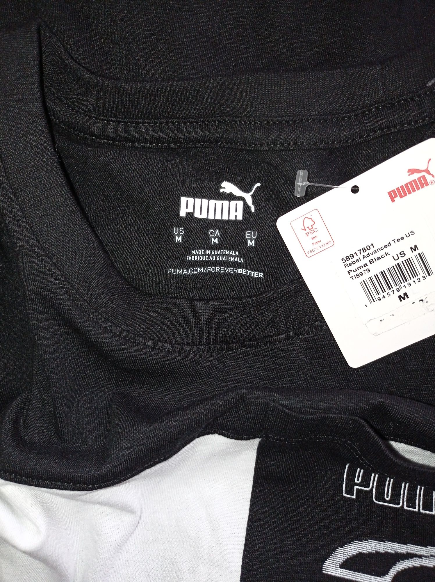 Чоловіча чорна футболка Puma original