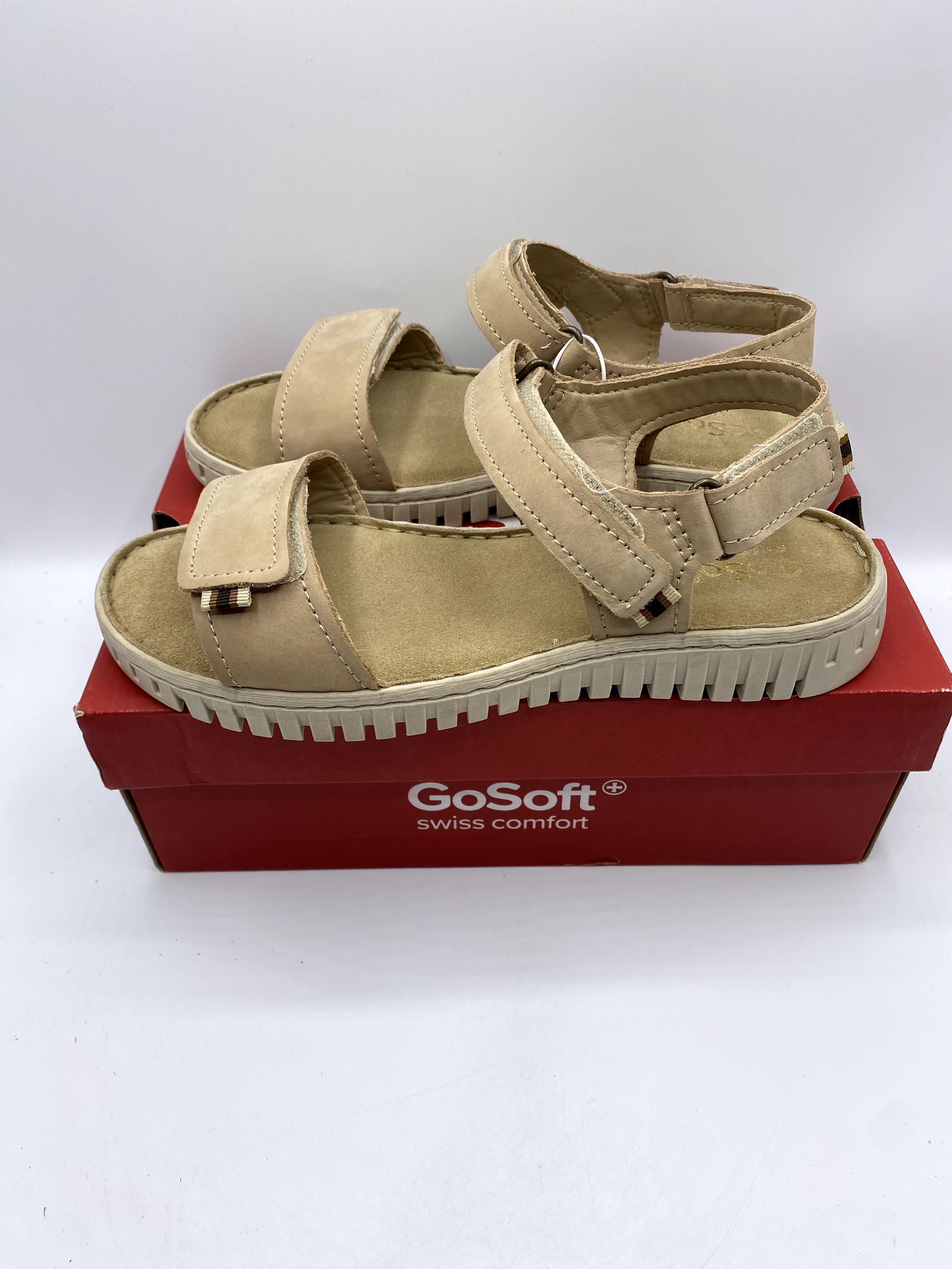 Go Soft Skórzane sandały rozmiar 40
