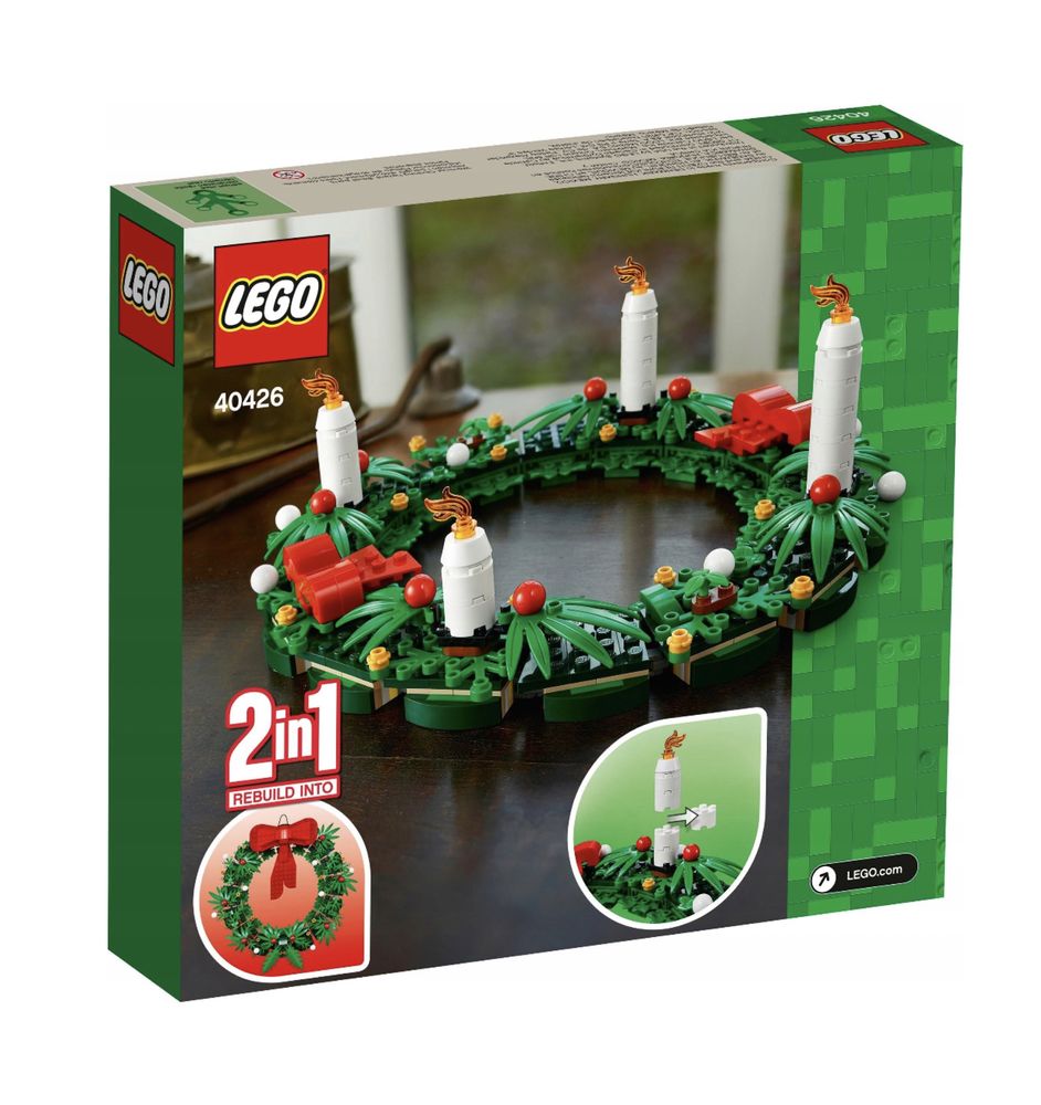 Lego 40426 wieniec Bożonarodzeniowy 2w1 Exclusive edycja limitowana
