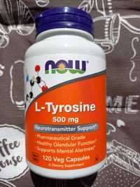 NOW Foods Тирозин Л-тірозин  L-Tyrosine 500 мг 120 шт